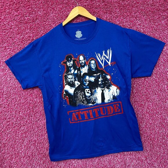WWE Attitude Era Graphic Design T-shirt Large - Picture 3 of 4